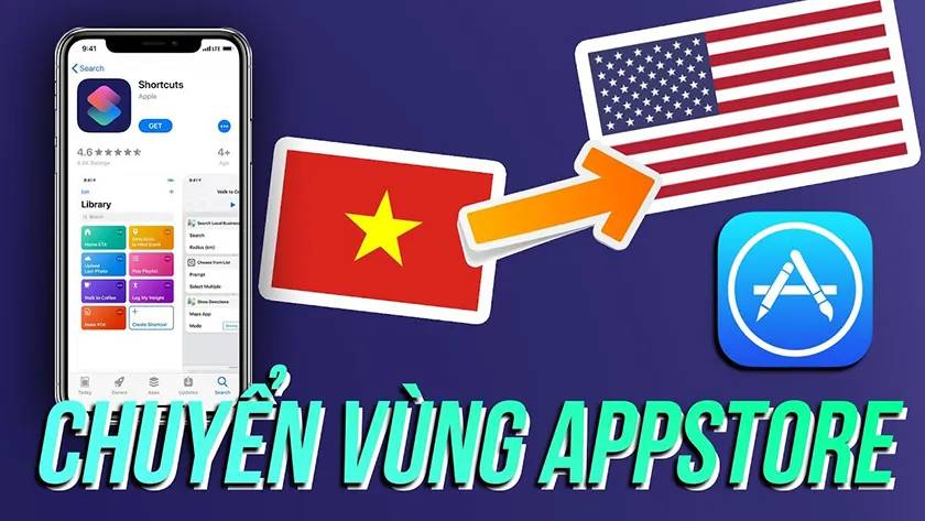 Cách đổi vùng App Store